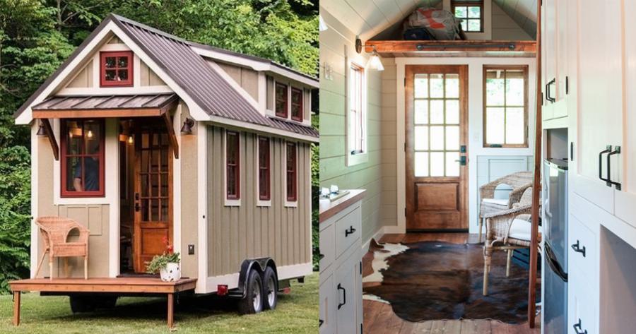 Σπίτι μόλις 14τμ: Μεταφέρεται παντού, φιλοξενεί άνετα μια οικογένεια και το εσωτερικό του είναι πολυτελές και κομψό