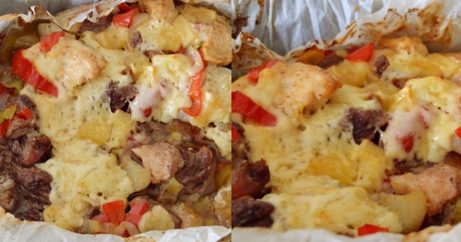 Γκιούλμπασι: Η πεντανόστιμη συνταγή για βγει το κρέας λουκούμι με λαχανικά και κεφαλοτύρι