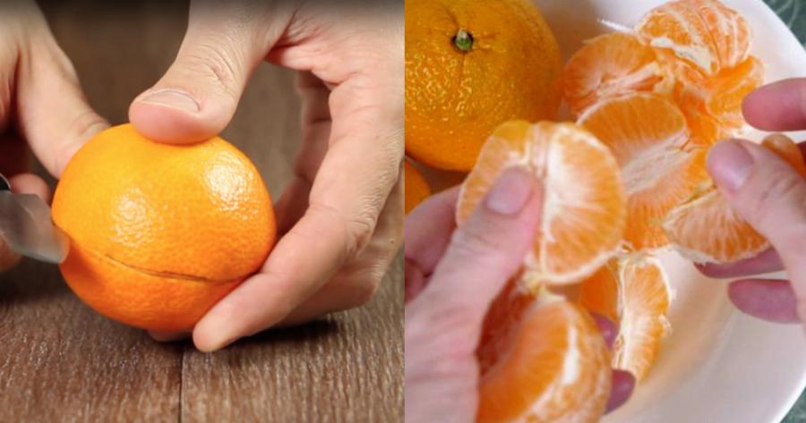 Αυτός είναι ο σωστός τρόπος: Τόσο καιρό καθαρίζαμε λάθος τα μανταρίνια