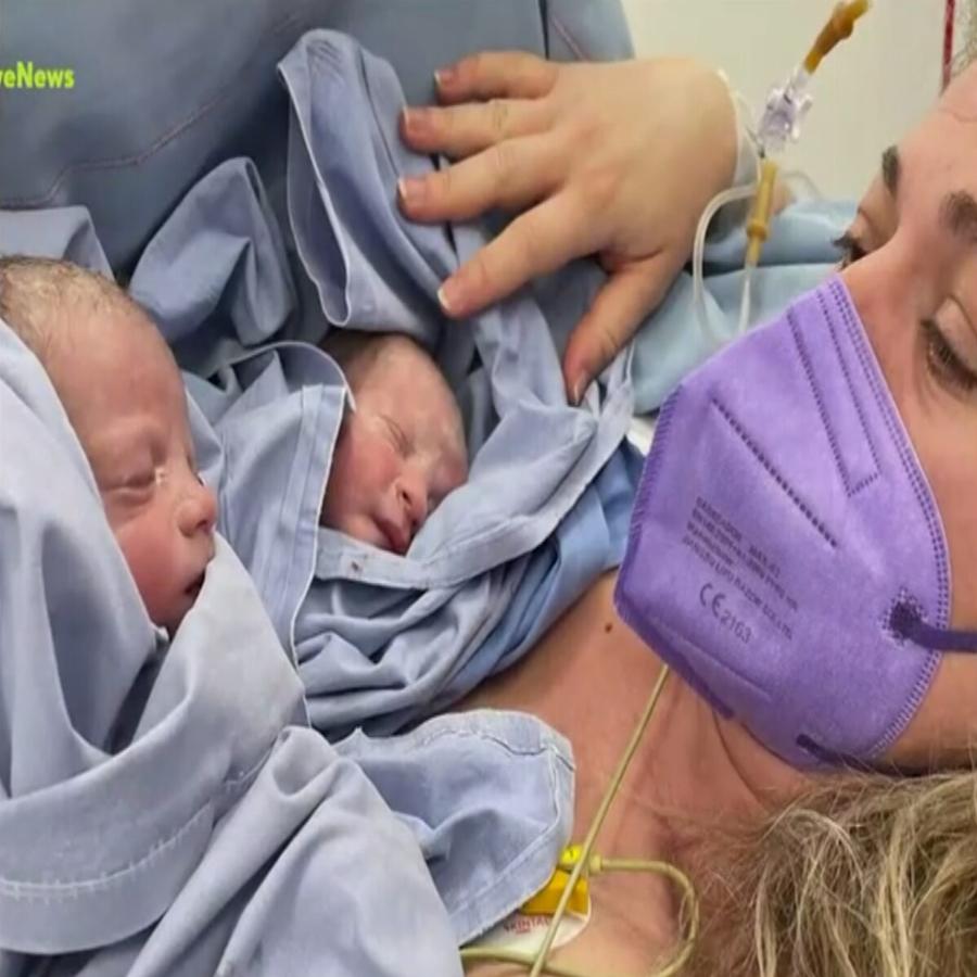 Ήρθαν στη ζωή τα διδυμάκια του χιονιά – Η μητέρα ήταν εγκλωβισμένη στο σπίτι από την κακοκαιρία