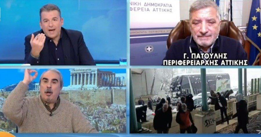 «Θα έπρεπε να έχετε βάλει την ουρά στα σκέλια»: Εκτός εαυτού ο Βαγγέλης Περρής με τον Γιώργο Πατούλη