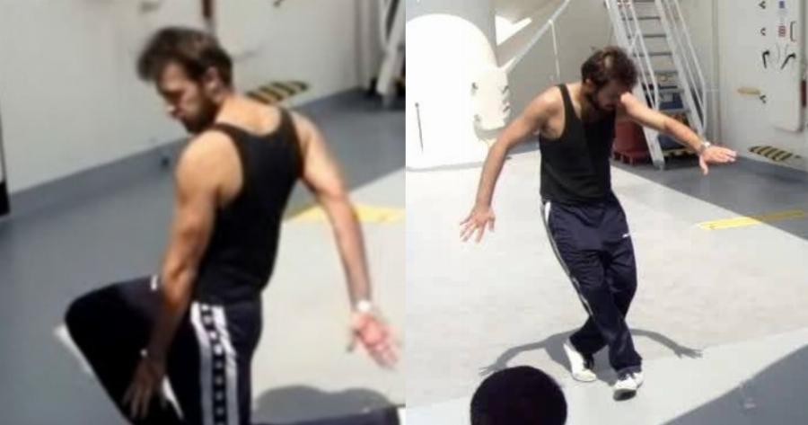 Έλληνας ναυτικός: Τρέλανε το διαδίκτυο με το ζεϊμπέκικό του στον Ατλαντικό