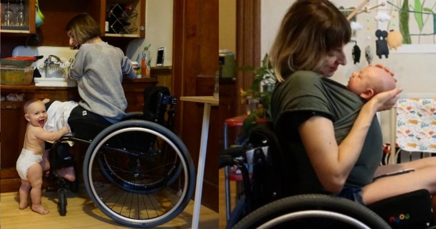 «Από μικρή ζω πάνω σε ένα αναπηρικό αμαξίδιο, αλλά τα κατάφερα και έγινα μια καλή μαμά»