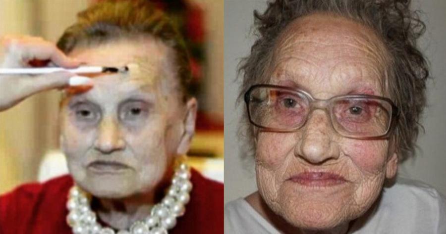 Η τέχνη του μακιγιάζ: Εγγονή μεταμορφώνει την 80χρονη γιαγιά της – Την κάνει να φαίνεται 30 χρόνια πιο μικρή