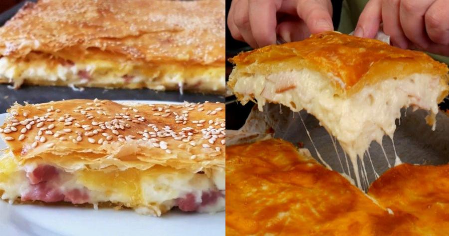 Η συνταγή για πανεύκολη ζαμπονοτυρόπιτα με κρέμα: Είναι έτοιμη μέσα σε 30 λεπτά και θα γλείφετε τα δάχτυλα σας