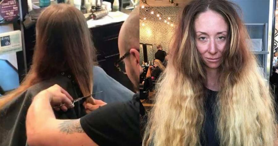 Αγνώριστη για την ημέρα του γάμου της: Κομμωτής τη μεταμόρφωσε – Από αχτένιστη κι απεριποίητη γυναίκα σε πανέμορφη νύφη