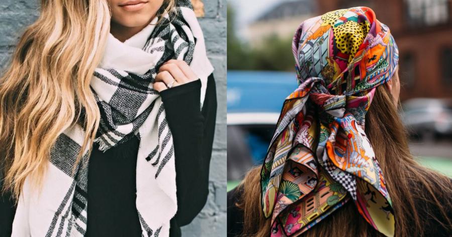 Φουλάρι: 15 έξυπνες και πρωτότυπες ιδέες για να το χρησιμοποιήσετε με κομψό τρόπο