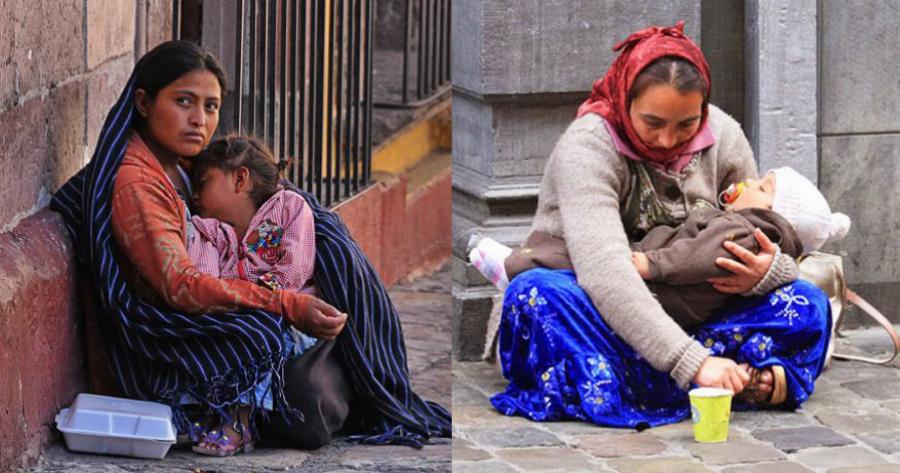 Γιατί τα μωρά των γυναικών που ζητιανεύουν συνεχώς κοιμούνται