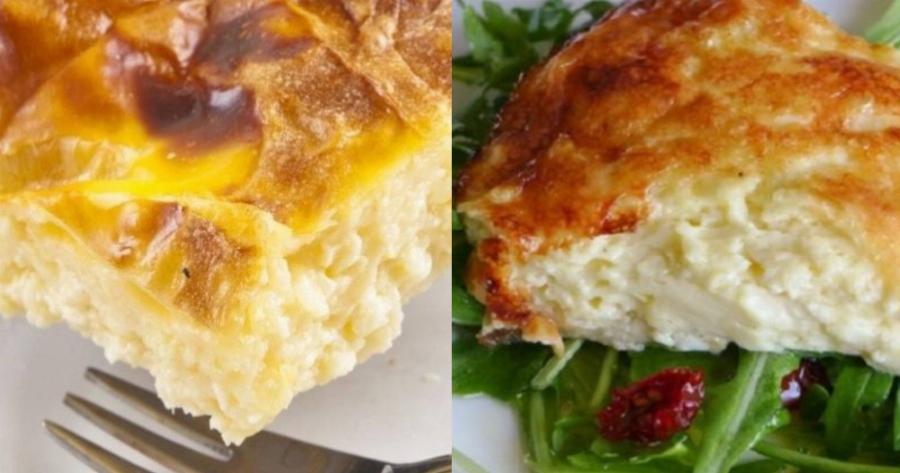 Αφράτη τυρόπιτα: Η πιο εύκολη και οικονομική συνταγή για τυρόπιτα με γιαούρτι, χωρίς φύλλο