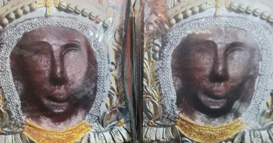 Εκκλησία Κερατέας: Μύρο και αίμα από τα ανοιχτά μάτια του Ταξιάρχη- Συγκλονισμένοι οι πιστοί από Γεωργία