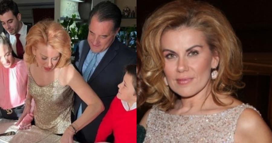 Ευγενία Μανωλίδου: Το κόψιμο της βασιλόπιτας μαζί με τα παιδιά της και η πιο περίεργη ευχή