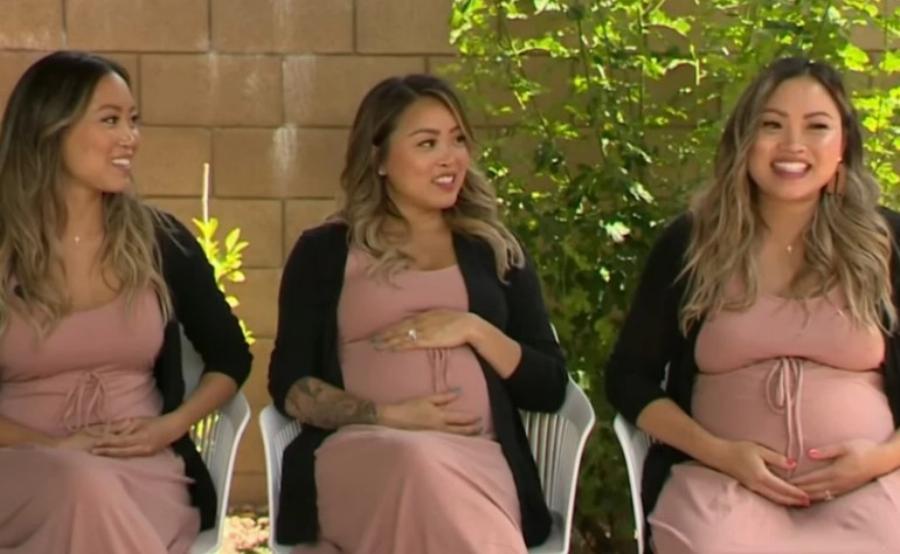 Τρίδυμες γεννήθηκαν με 4 λεπτά διαφορά και τώρα περιμένουν ταυτόχρονα παιδί