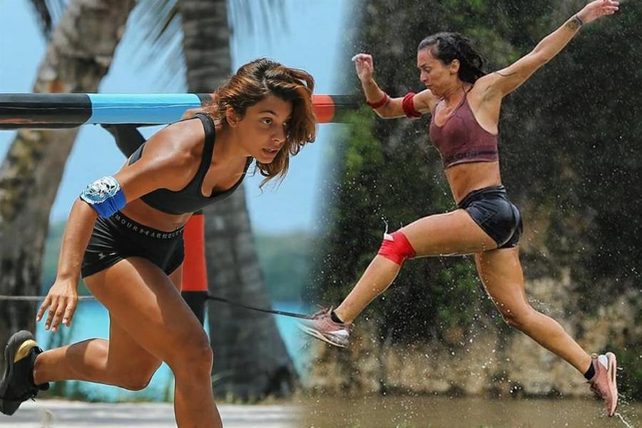 Καρολίνα Καλύβα και Μαριαλένα Ρουμελιώτη έβγαλαν τα ρούχα τους έκαναν γυμναστική μέσα στα χιόνια