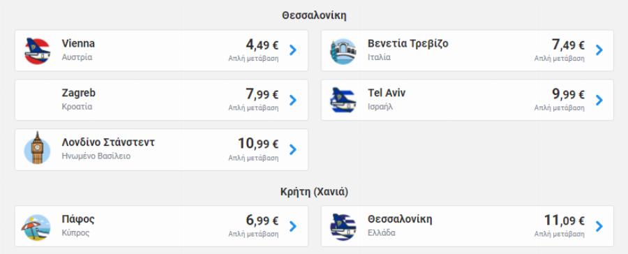Ονειρικές προσφορές από τη Ryanair: «Άνοιξε» εισιτήρια από 4 ευρώ για πέντε πτήσεις από Θεσσαλονίκη