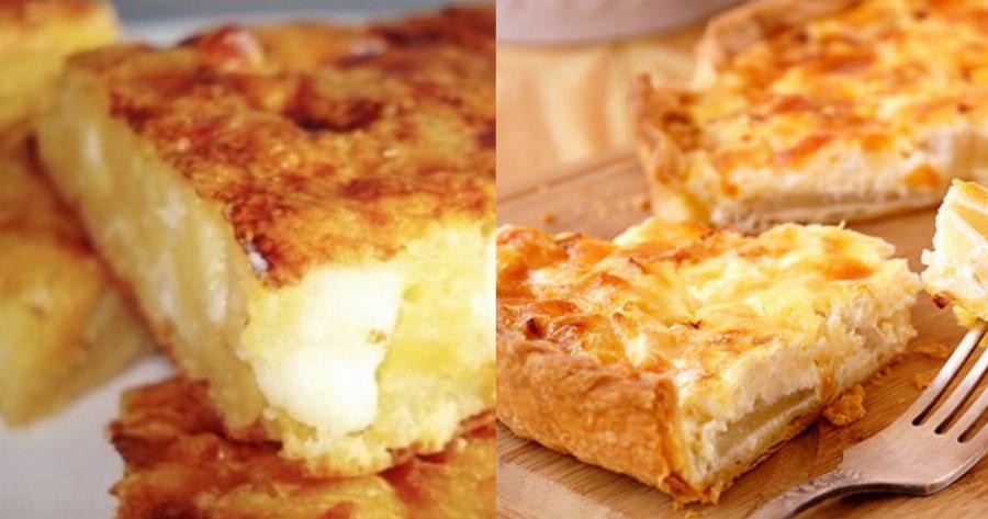 Συνταγή για αφράτη τυρόπιτα με γιαούρτι, χωρίς φύλλο