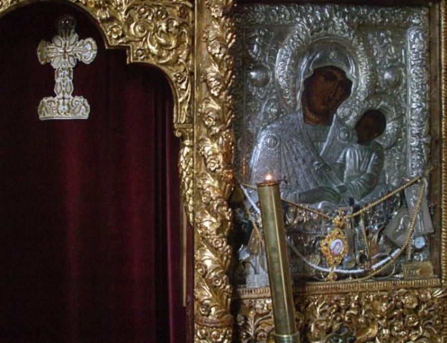 Η Θαυματουργή εικόνα της Παναγίας «Φοβερά Προστασία» και η Ιερά Μονή Κουτλουμουσίου