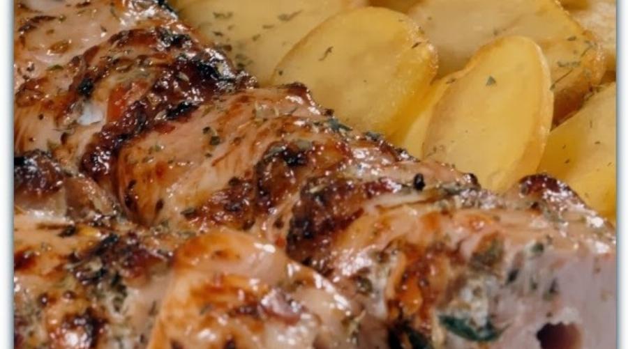 Μόνο για μερακλήδες: Κοντοσούβλι στη λαδόκολλα μαριναρισμένο που λιώνει στο στόμα