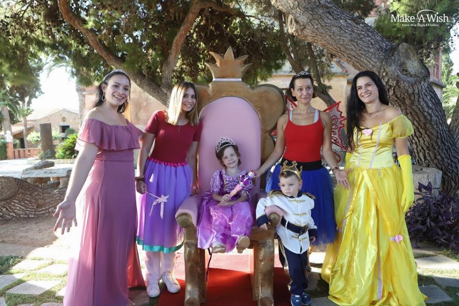 Το όνειρο της 4χρονης με νευροβλάστωμα πραγματοποιήθηκε χάρη στο Make A Wish – Η μικρή Ειρήνη έγινε βασίλισσα!