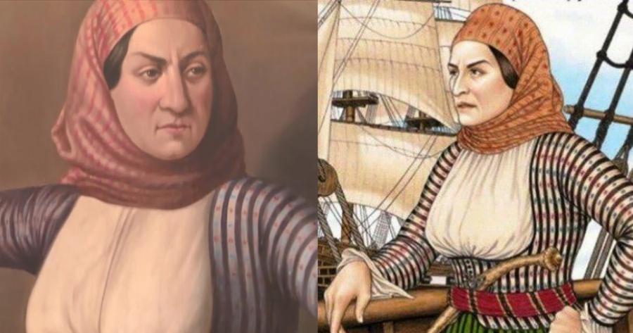 Λασκαρίνα Μπουμπουλίνα:  Η γέννηση στη φυλακή, οι 2 γάμοι, η περιουσία που δώρισε στην επανάσταση και ο άδικος θάνατος της