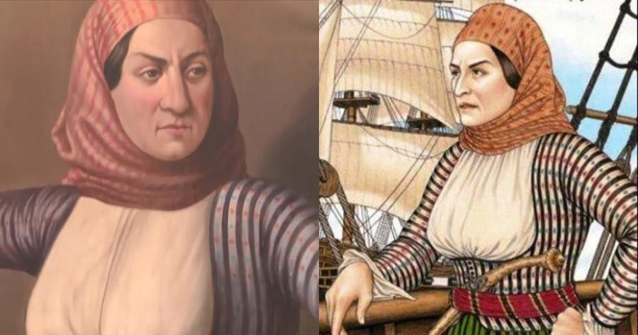 Λασκαρίνα Μπουμπουλίνα:  Η γέννηση στη φυλακή, οι 2 γάμοι, η περιουσία που δώρισε στην επανάσταση και ο άδικος θάνατος της