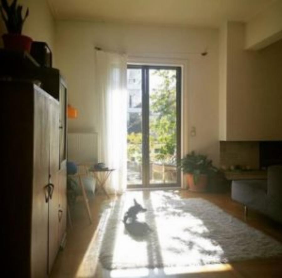 Κατερίνα Παπουτσάκη: Το πανέμορφο ρετρό σπίτι στον Χολαργό με το ονειρεμένο μπαλκόνι και την μεγάλη κουζίνα