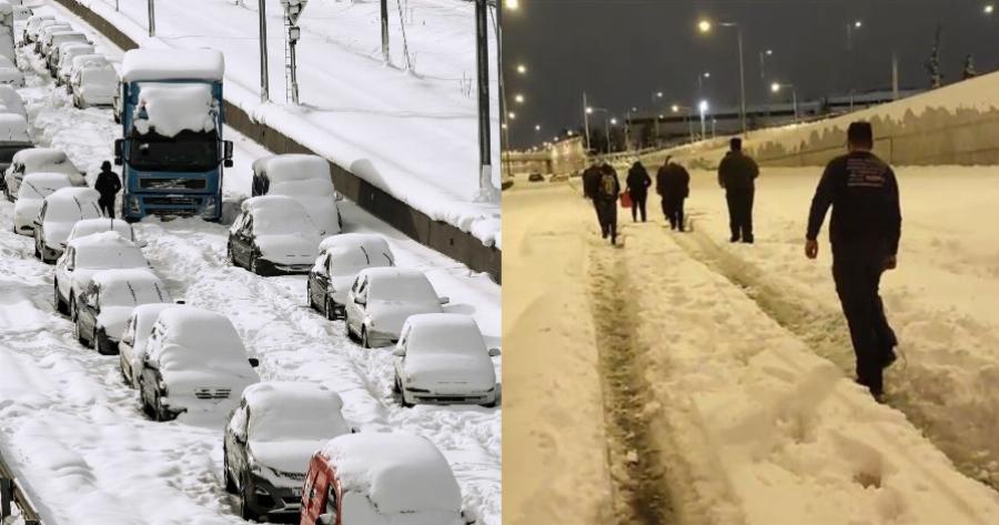 Η ιστορία αγάπης του Νίκου και της Δήμητρας: Εγκλωβίστηκαν στην Αττική οδό και αποφάσισαν να τα ξαναβρούν