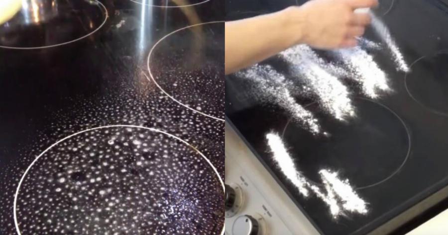 Καμένο μάτι κουζίνας: Το έξυπνο κόλπο για να αφαιρέσετε τους λεκέδες