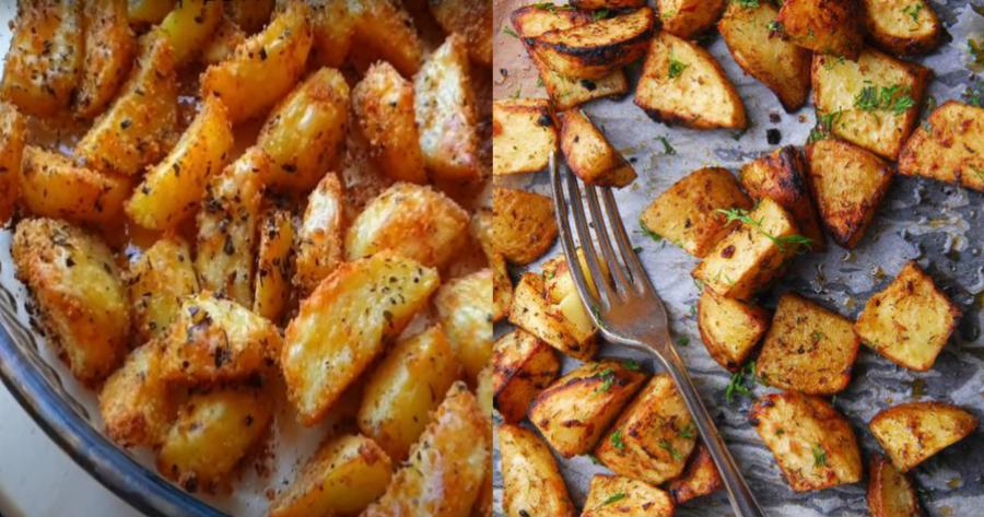 Πατάτες φούρνου: Το κόλπο για να γίνουν τραγανές σαν τηγανιτές