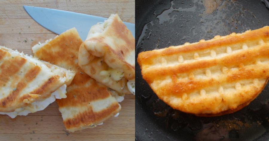 Υπέροχα τυροπιτάκια: Εύκολα και γρήγορα με πίτα από σουβλάκι και μόνο 4 υλικά