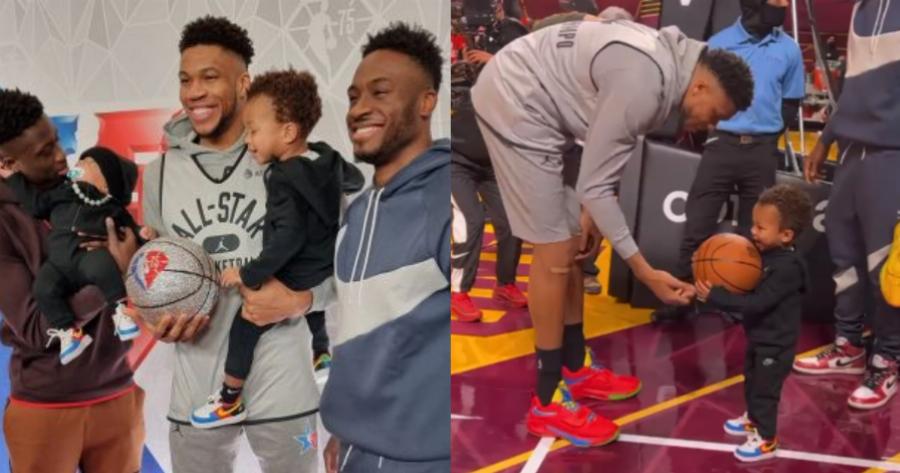 Το παιχνίδι του Γιάννη Αντετοκούνμπο με τον γιο του: Όλα τα φώτα πάνω του στο NBA All Star Game