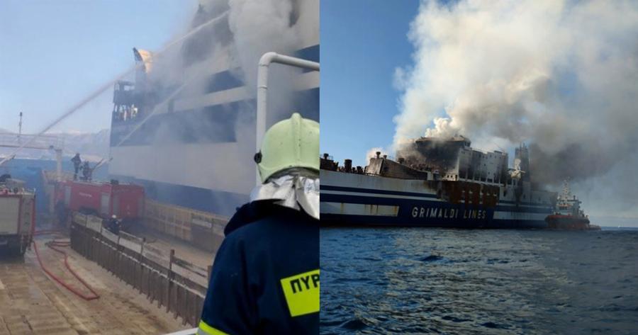 Euroferry Olympia: Βρέθηκε ζωντανός ένας από τους αγνοούμενους επιβάτες στην πρύμνη του πλοίου