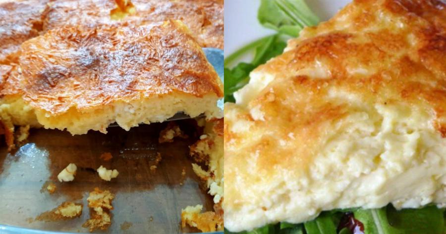 Αφράτη τυρόπιτα της μαμάς: Εύκολη συνταγή χωρίς φύλλο – Με φθηνά υλικά και ελάχιστες θερμίδες