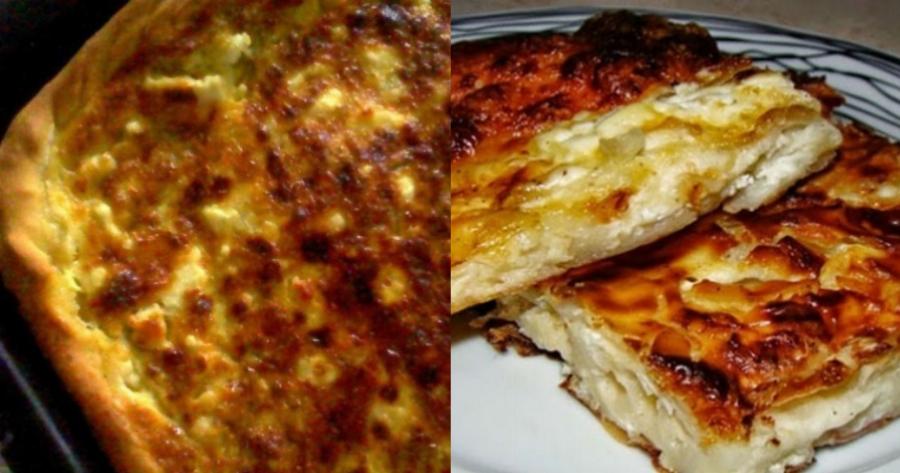 Ανοιχτή Μανιάτικη τυρόπιτα: Η παραδοσιακή συνταγή με μυζήθρα και σφέλα για ένα πεντανόστιμο αποτέλεσμα