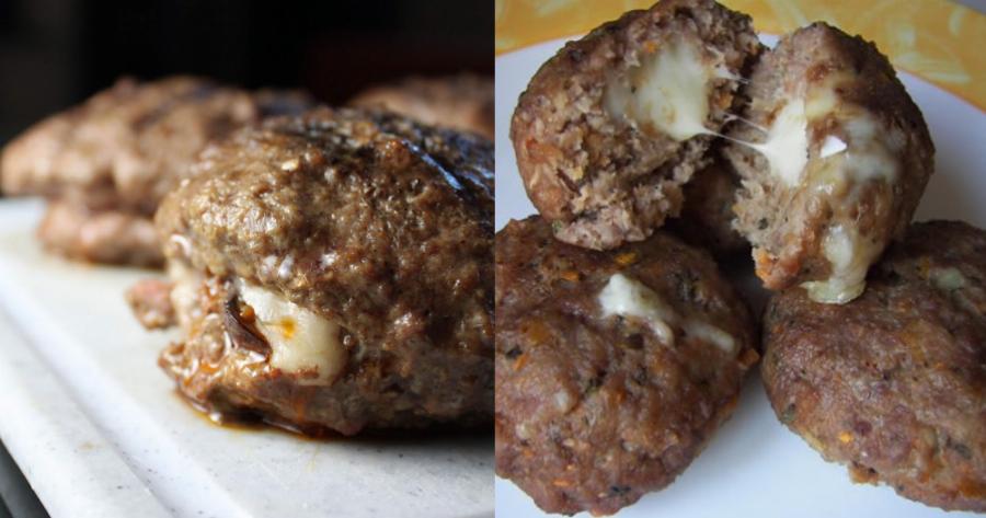 Το μυστικό είναι στην επιλογή του κιμά: Η συνταγή για αφράτα μπιφτέκια γεμιστά με μαλακό τυρί