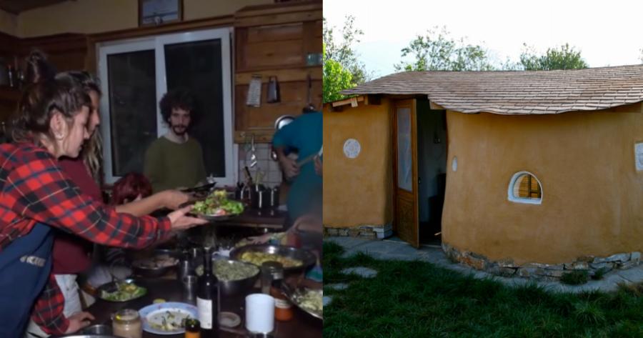 Παρέα νεαρών εγκατέλειψε τη πόλη και ζούνε σε καλύβες έξω απ’τη Λάρισα χωρίς πολυτέλειες και ανέσεις