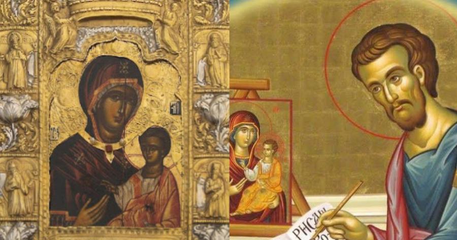 Η Άγια εικόνα της Παναγίας από τον Απόστολο Λουκά που δεν έχει αποκαλυφθεί ακόμα