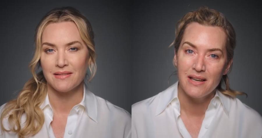 Κέιτ Γουίνσλετ: Αφαιρεί το μακιγιάζ μπροστά στην κάμερα – Η φυσική ομορφιά και το ηχηρό μήνυμα