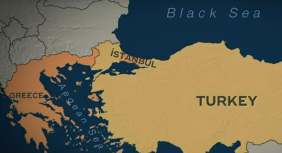 Οργή στην Τουρκία: Το CBS έδειξε στον χάρτη την Κωνσταντινούπολη ελληνική