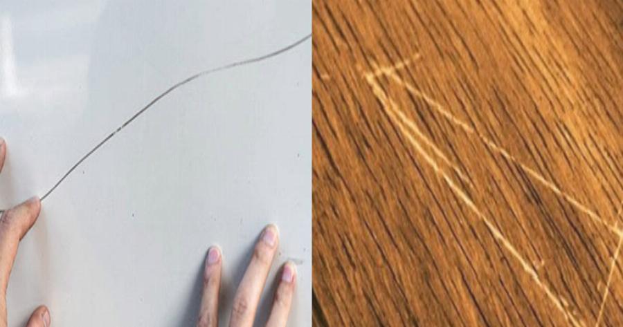 Γρατζουνιές: Ο εύκολος και οικονομικός τρόπος για να τις εξαφανίσετε από οποιαδήποτε επιφάνεια