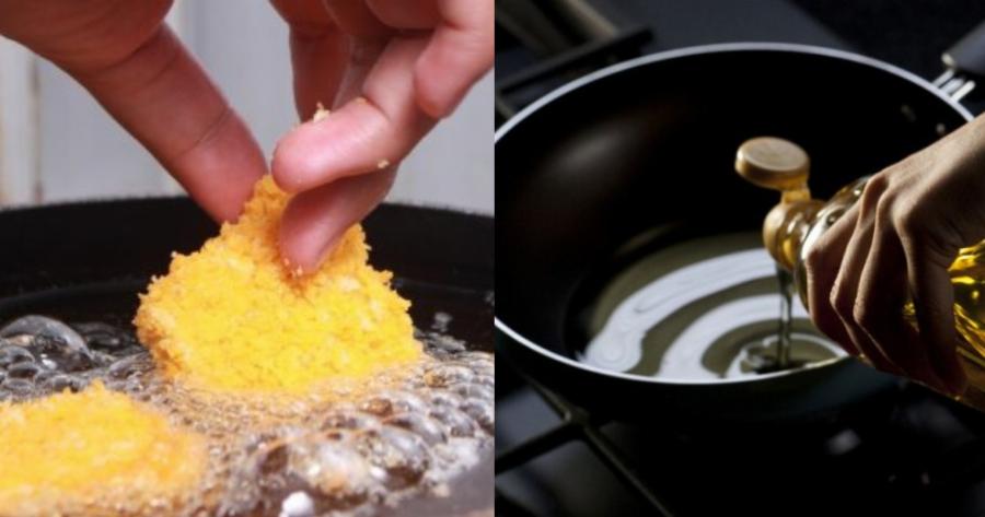 Τηγάνισμα: Το απλό και έξυπνο κόλπο για να μην πετάγεται το λάδι από το τηγάνι