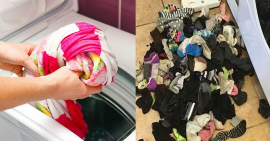 Κάλτσες: Τα δύο έξυπνα κόλπα για να μην τις χάσετε ποτέ ξανά μέσα στο πλυντήριο