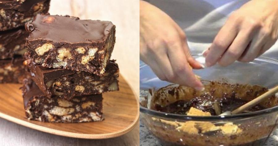 Απόλαυση χωρίς τύψεις: Υγιεινός κορμός σοκολάτας χωρίς ζάχαρη, αυγά και βούτυρο