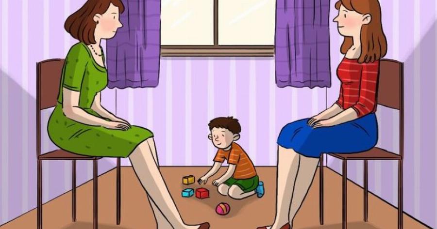 Ποια από τις δύο είναι η μητέρα του παιδιού; Τι αποκαλύπτει η απάντηση για εσένα