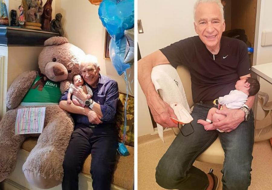 «Το μόνο που θέλω είναι να φτάσω τα 105 για να τον δω να αποφοιτά» – Γιατρός έγινε μπαμπάς στα 83