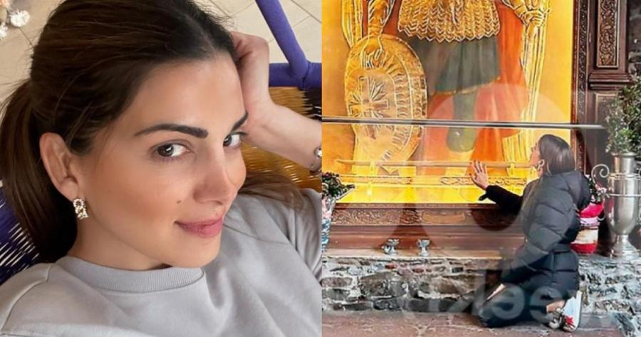 “Η αλήθεια για το τέταρτο παιδί”: Γονατιστή στον Ταξιάρχη με τον Θέμη Σοφό η Σταματίνα Τσιμτσιλή