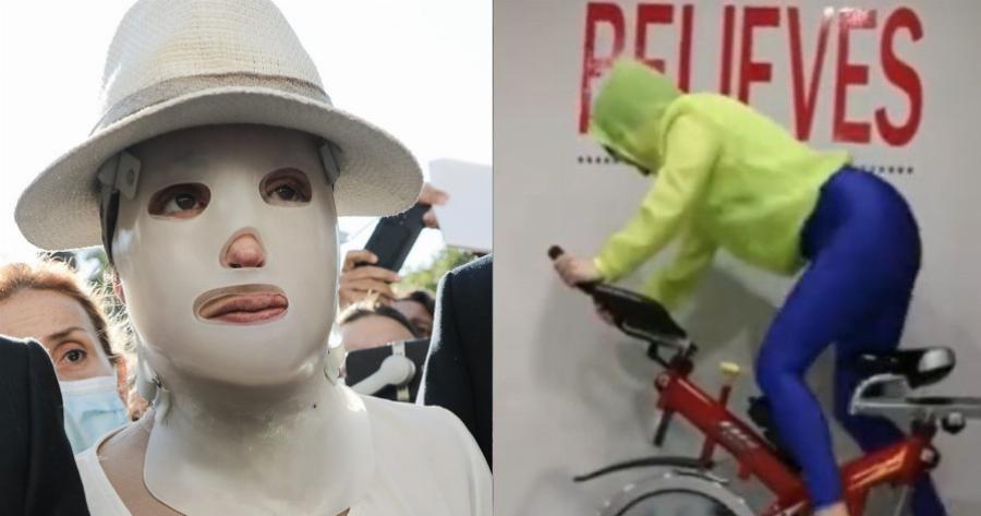 Με κολάν στο γυμναστήριο και χωρίς μάσκα: Η Ιωάννα Παλιοσπύρου γυμνάζεται και στέλνει μήνυμα αισιοδοξίας