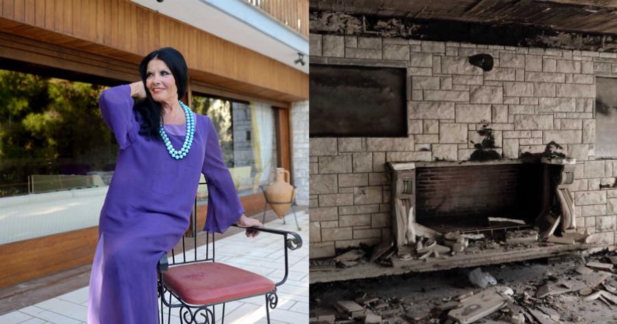Βίλα που στοιχειώνει: Ρημάζει το θρυλικό σπίτι της Ζωζώς Σαπουντζάκη, καμία σχέση με το «διαμάντι» του παρελθόντος