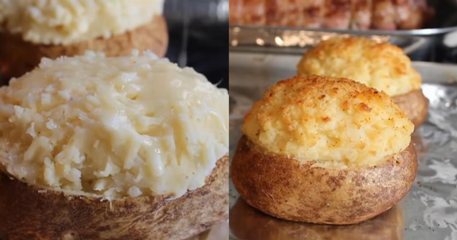 Πατάτες στο φούρνο: Γεμιστές, πεντανόστιμες και εύκολες για το κυριακάτικο τραπέζι