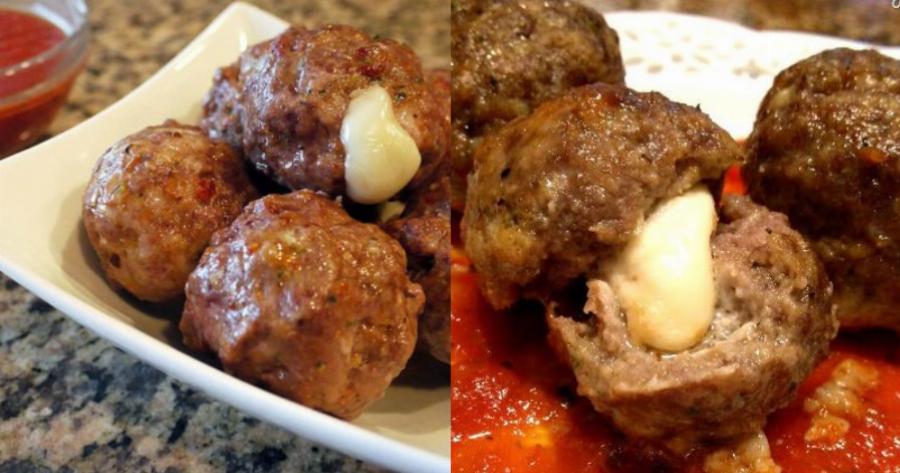 Πεντανόστιμα κεφτεδάκια: Η απόλυτη συνταγή με γέμιση μοτσαρέλας