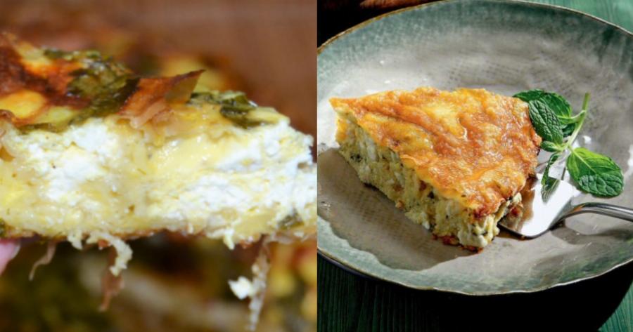 Αρωματική τυρόπιτα: Χωρίς φύλλο με χαμηλά λιπαρά και έτοιμη μόνο σε 20′